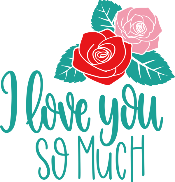 Transparent Valentine's Day Cut flowers Design Logo for Valentines Day Quotes for Valentines Day
