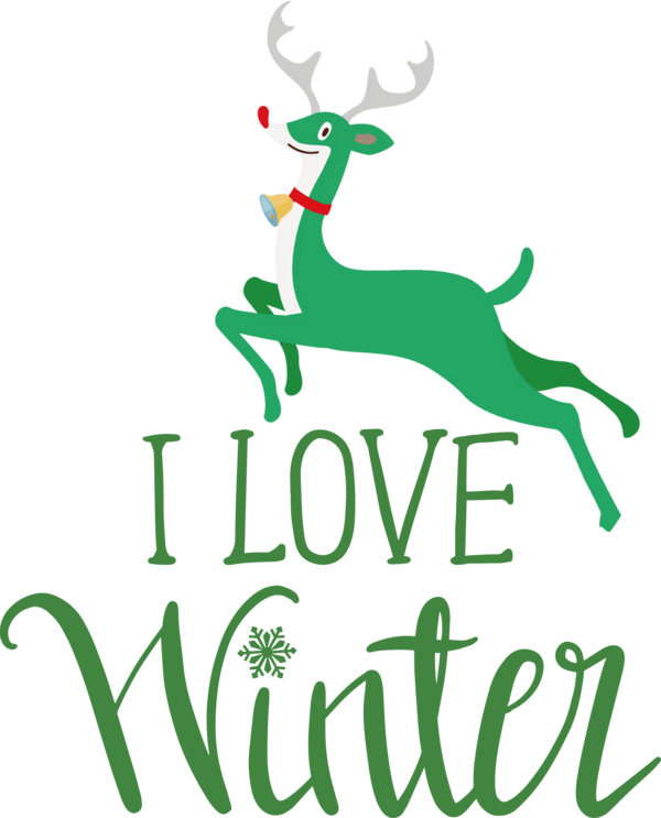 Transparent Christmas Reindeer Deer Meter for Hello Winter for Christmas