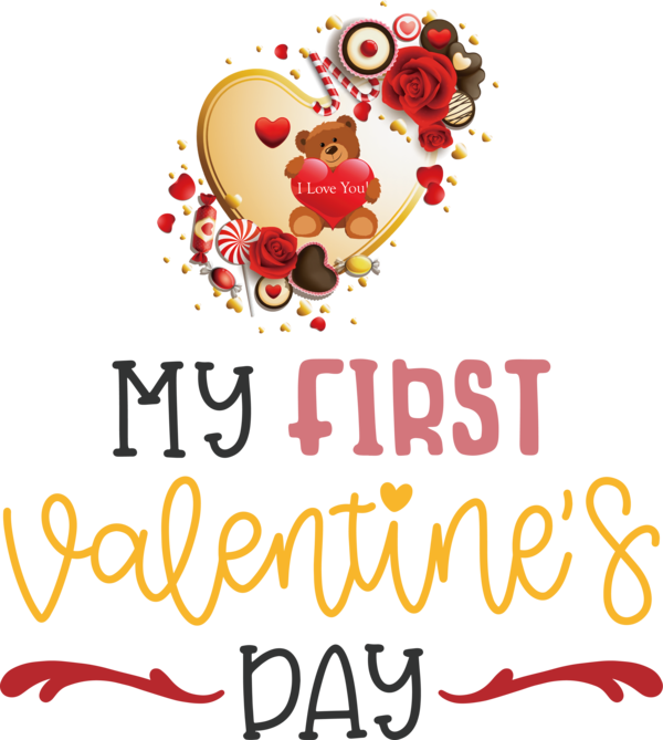 Transparent Valentine's Day Design Cartoon Painting for Valentines Day Quotes for Valentines Day