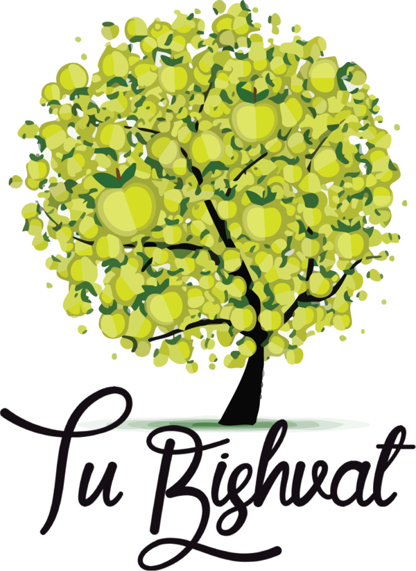 Transparent Tu Bishvat Royalty-free Design Vector for Tu Bishvat Tree for Tu Bishvat