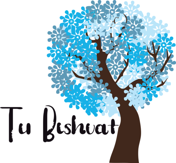 Transparent Tu Bishvat Tree Design Cartoon for Tu Bishvat Tree for Tu Bishvat