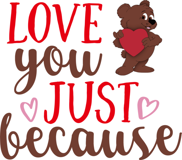 Transparent Valentine's Day Bears Logo Text for Valentines Day Quotes for Valentines Day