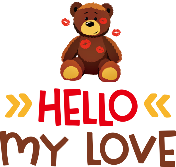 Transparent Valentine's Day Teddy bear Cartoon Bears for Valentines Day Quotes for Valentines Day