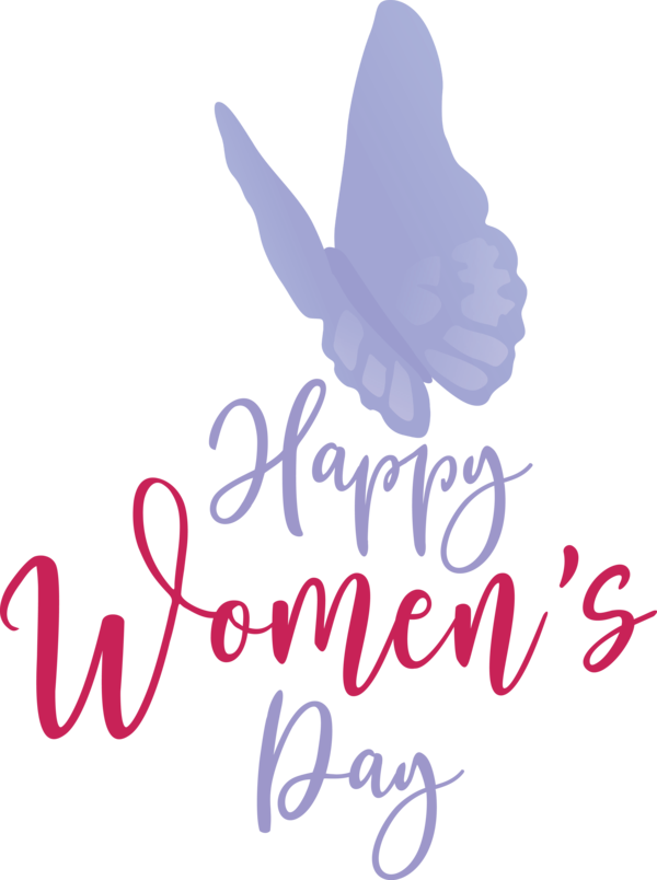 Transparent International Women's Day Logo Meter M for Women's Day for International Womens Day