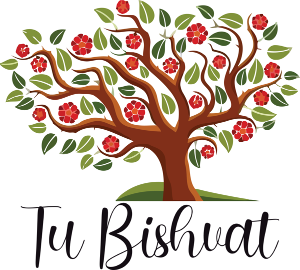 Transparent Tu Bishvat Tree Branch Lumber for Tu Bishvat Tree for Tu Bishvat