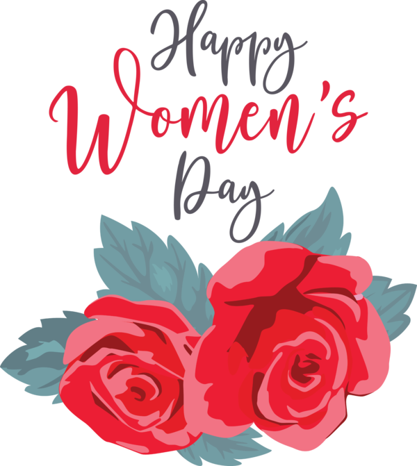Transparent International Women's Day Calligraphy Logo Design for Women's Day for International Womens Day
