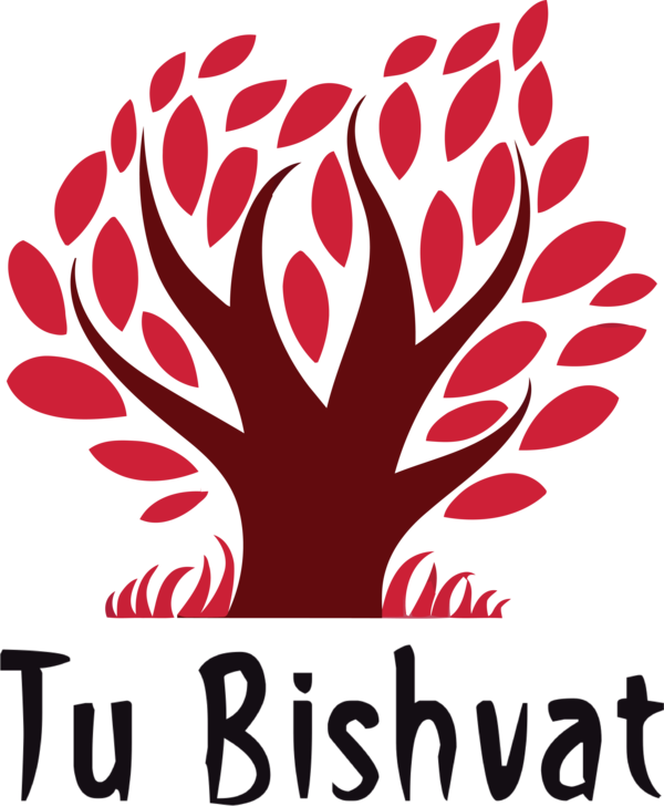 Transparent Tu Bishvat Symbol Drawing Sketch for Tu Bishvat Tree for Tu Bishvat