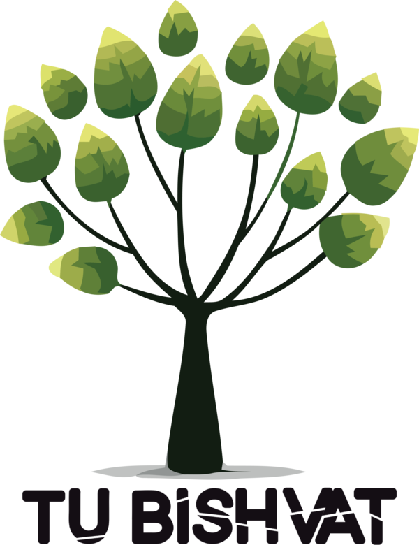 Transparent Tu Bishvat Arbor Day Festival Design Transparency for Tu Bishvat Tree for Tu Bishvat