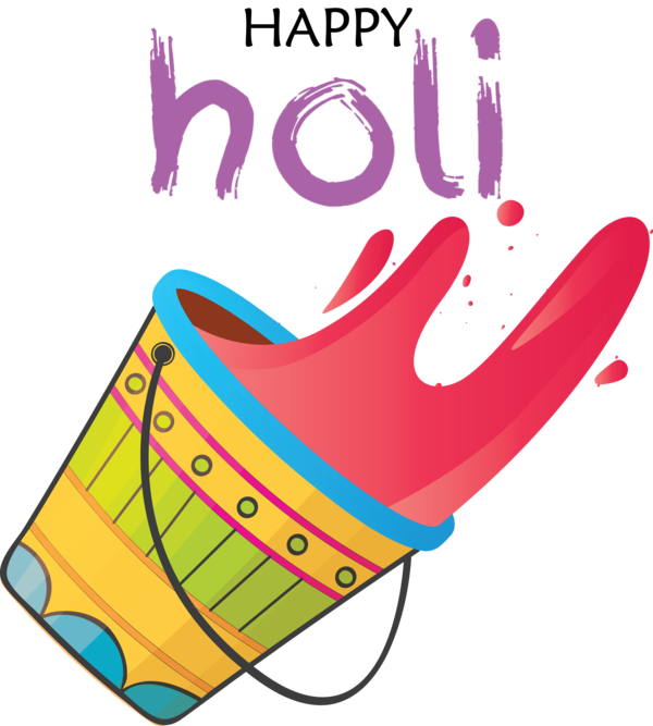 Transparent Holi Drawing Line art Fan art for Happy Holi for Holi