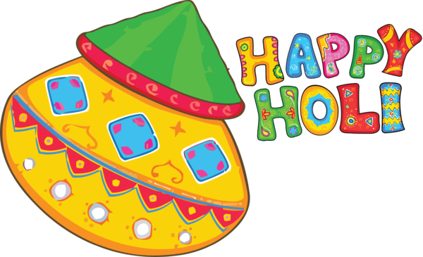 Transparent Holi Logo Drawing Photo album for Happy Holi for Holi