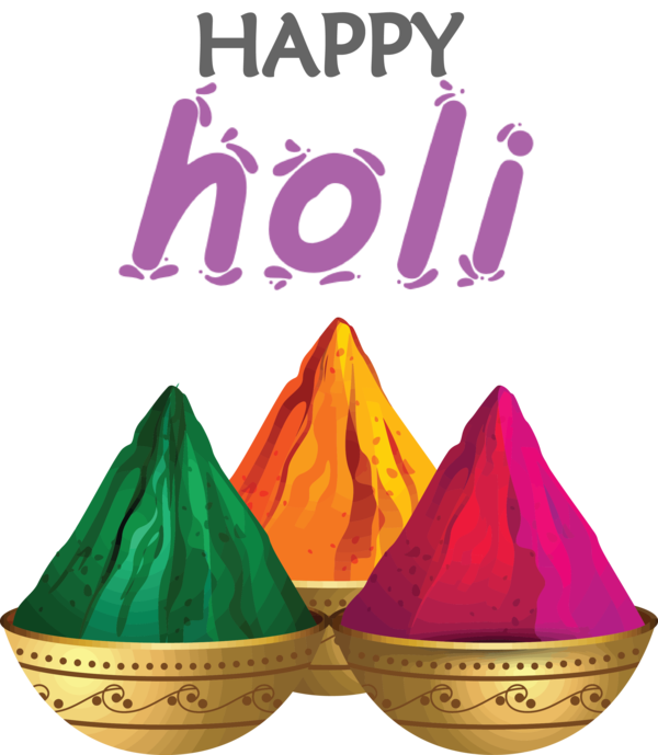 Transparent Holi Meter Font Magenta Telekom for Happy Holi for Holi