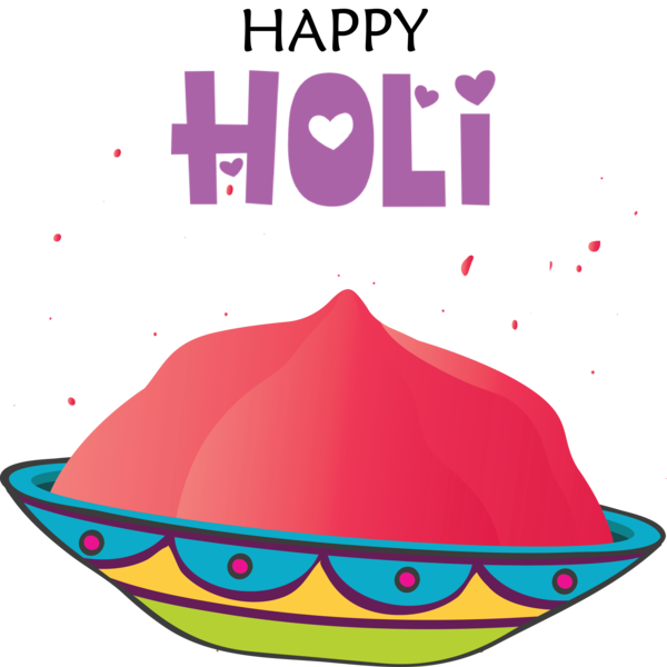 Transparent Holi Hawaii Holi Watercolor painting for Happy Holi for Holi