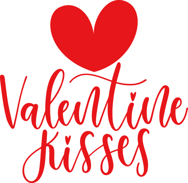 Transparent Valentine's Day Logo Valentine's Day Line for Kiss for Valentines Day