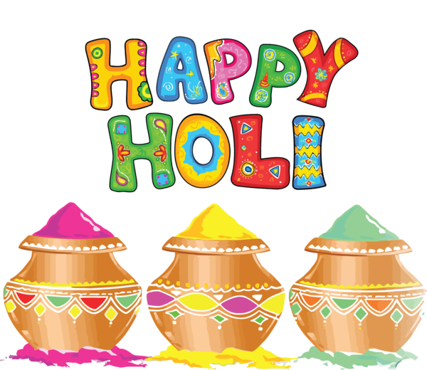 Transparent Holi Party hat Baking Cup Line for Happy Holi for Holi