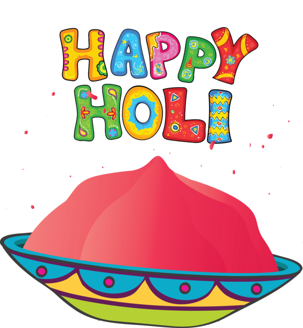 Transparent Holi Party hat Line Hat for Happy Holi for Holi