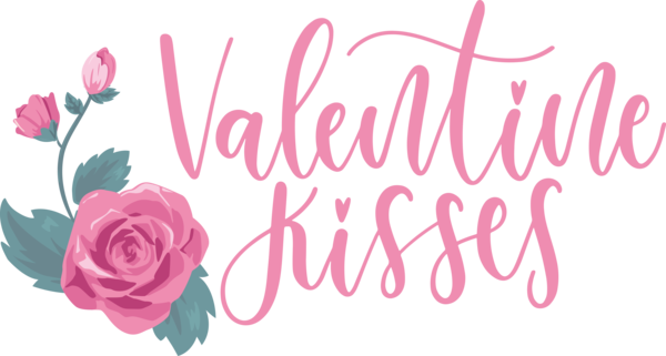 Transparent Valentine's Day Floral design Garden roses Rose for Kiss for Valentines Day