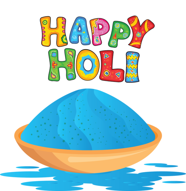 Transparent Holi Meter Line Mitsui cuisine M for Happy Holi for Holi