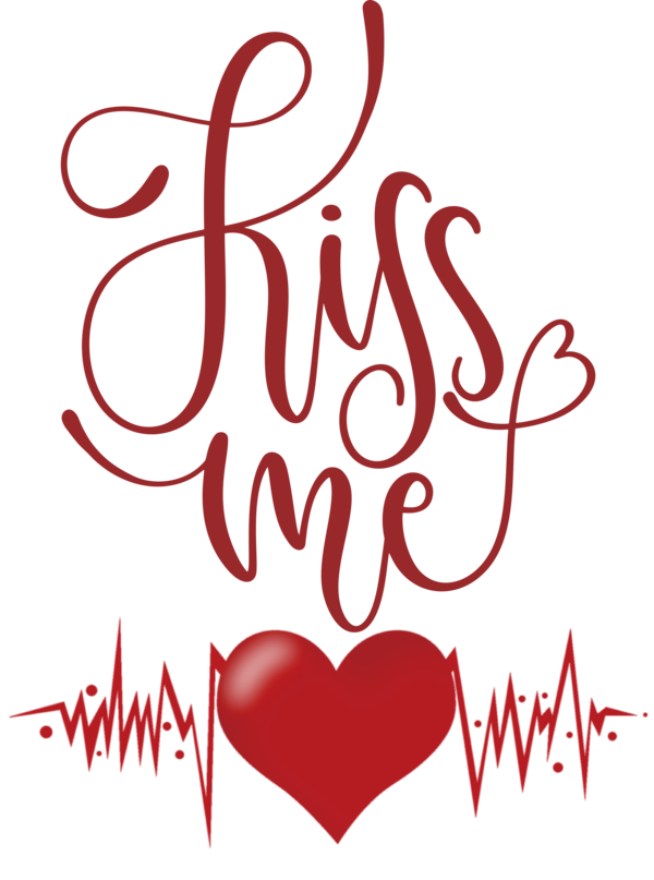 Transparent Valentine's Day Valentine's Day GIF Icon for Kiss for Valentines Day