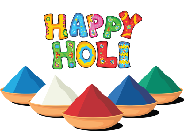 Transparent Holi Party hat Meter Hat for Happy Holi for Holi