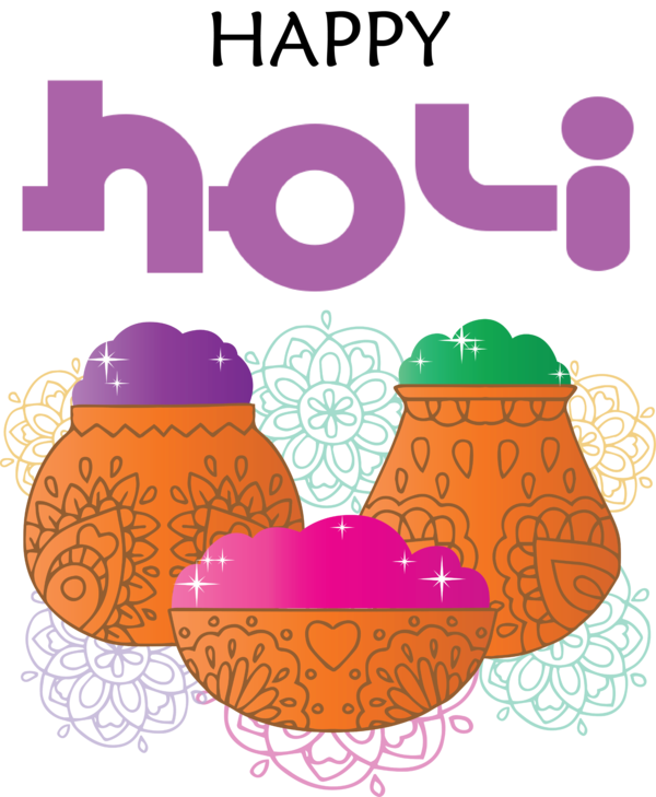 Transparent Holi Birthday Holi Festival for Happy Holi for Holi