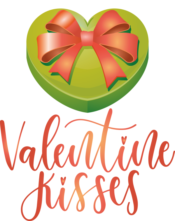 Transparent Valentine's Day Logo Leaf Line for Kiss for Valentines Day