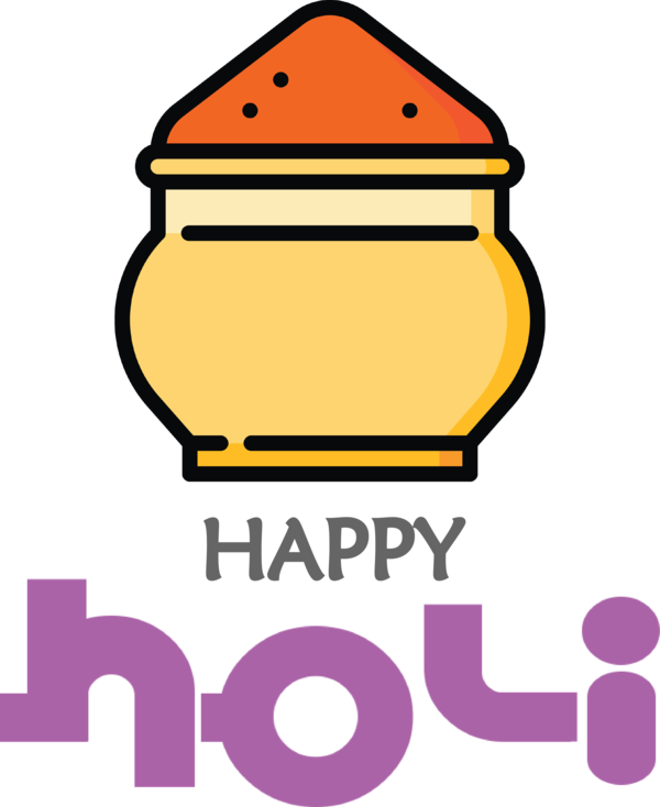 Transparent Holi Holi Cover art Design for Happy Holi for Holi