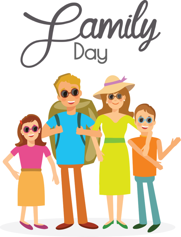 Transparent Family Day Drawing Cartoon Travel for Happy Family Day for Family Day