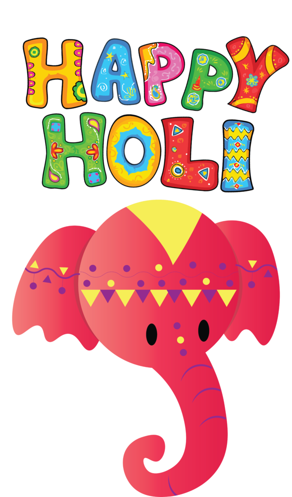 Transparent Holi Animal figurine Line Meter for Happy Holi for Holi