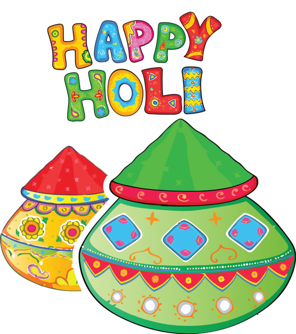 Transparent Holi Visual arts Drawing Painting for Happy Holi for Holi