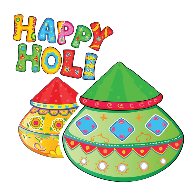 Transparent Holi Festival Pixel art Drawing for Happy Holi for Holi