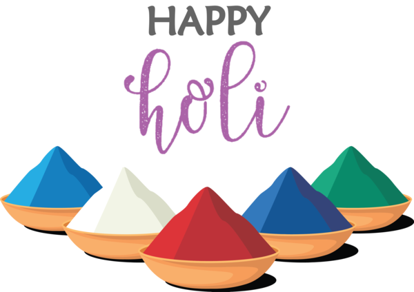 Transparent Holi Meter Design for Happy Holi for Holi