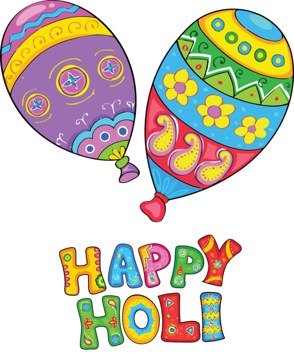 Transparent Holi Drawing Painting Op art for Happy Holi for Holi