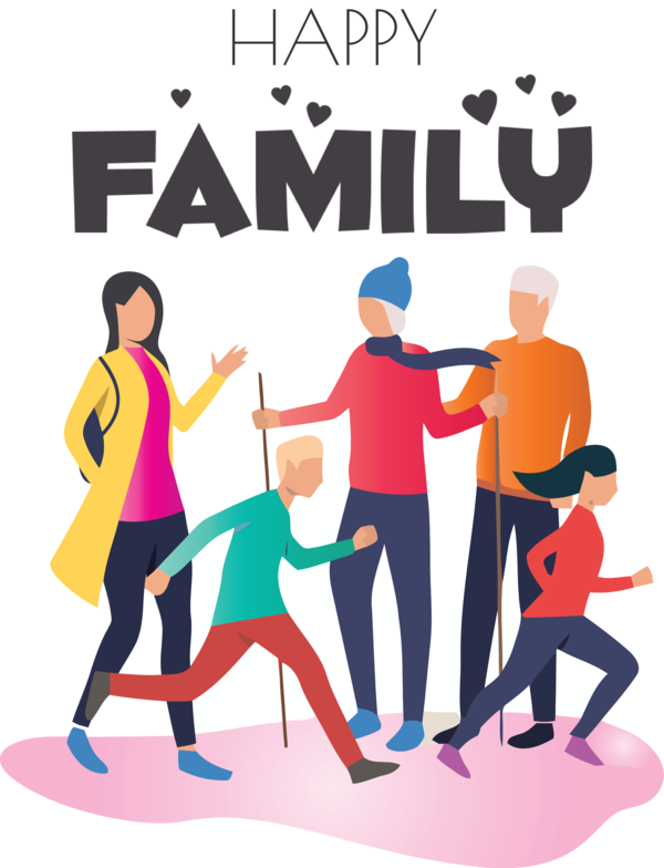 Transparent Family Day Royalty-free Hiking for Happy Family Day for Family Day