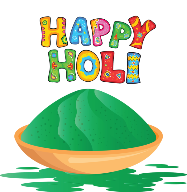 Transparent Holi Meter M-tree Tree for Happy Holi for Holi