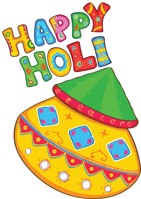 Transparent Holi Logo Gratis Emoji for Happy Holi for Holi