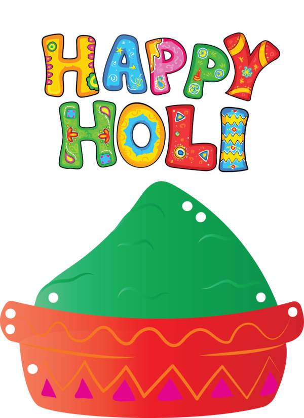 Transparent Holi Party hat Hat Line for Happy Holi for Holi