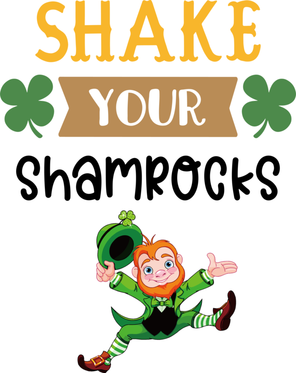 Transparent St. Patrick's Day Cartoon Character Leaf for St Patricks Day Quotes for St Patricks Day