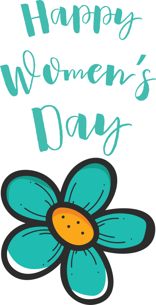 Transparent International Women's Day Flower Petal Leaf for Women's Day for International Womens Day