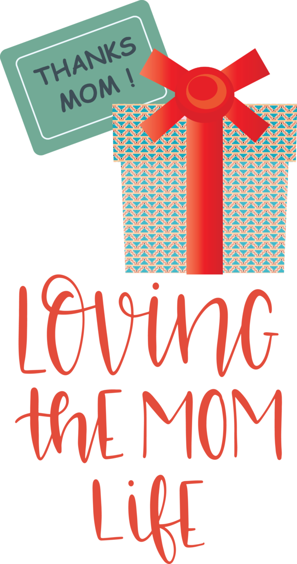 Transparent Mother's Day Design Logo Line for Love You Mom for Mothers Day