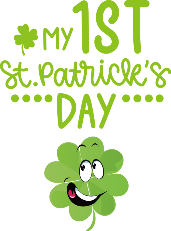 Transparent St. Patrick's Day Leaf Plant stem Flower for St Patricks Day Quotes for St Patricks Day