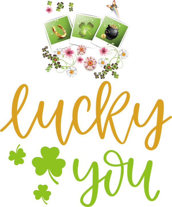 Transparent St. Patrick's Day Floral design Leaf Logo for St Patricks Day Quotes for St Patricks Day