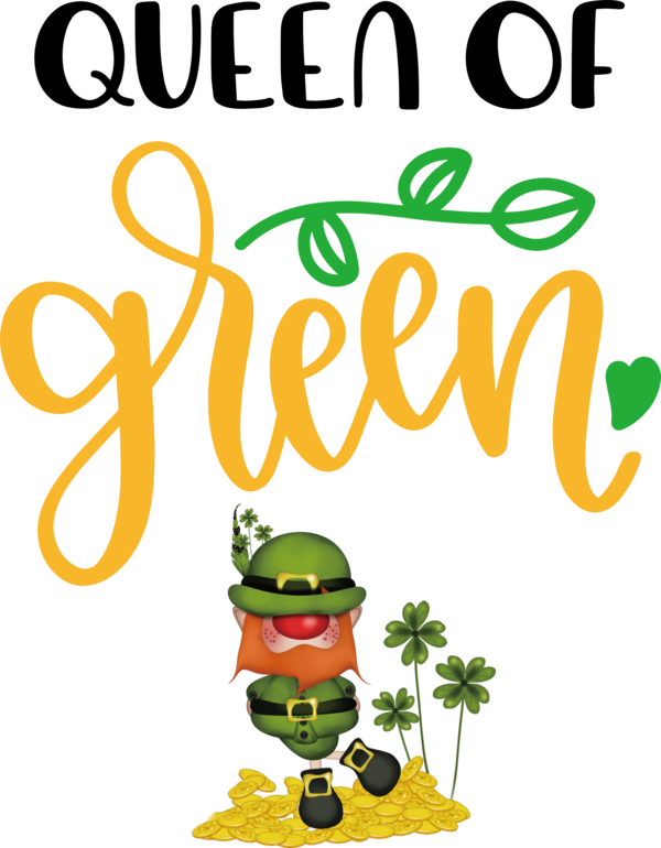 Transparent St. Patrick's Day Logo Cartoon Smiley for St Patricks Day Quotes for St Patricks Day