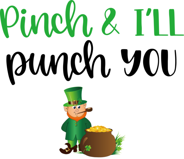 Transparent St. Patrick's Day Logo Cartoon Green for St Patricks Day Quotes for St Patricks Day