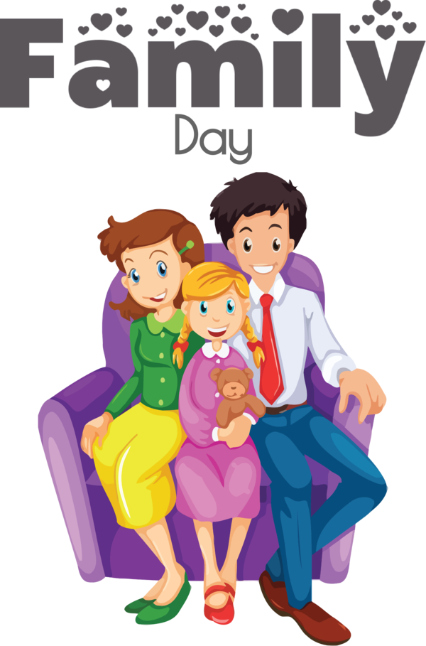 Transparent Family Day Royalty-free  Silhouette for Happy Family Day for Family Day