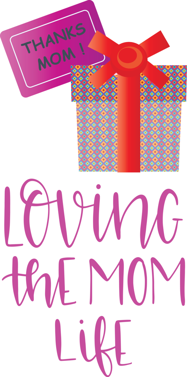 Transparent Mother's Day Logo Design Line for Love You Mom for Mothers Day