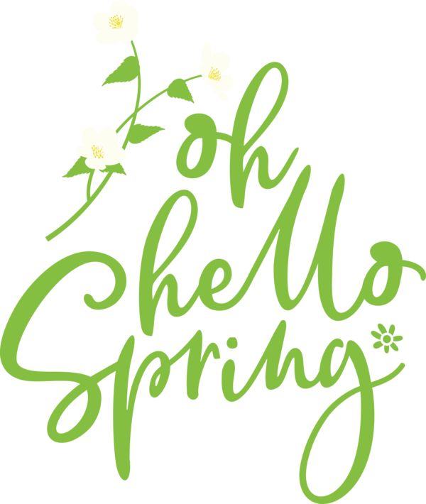Transparent Easter Drawing Logo Line art for Hello Spring for Easter