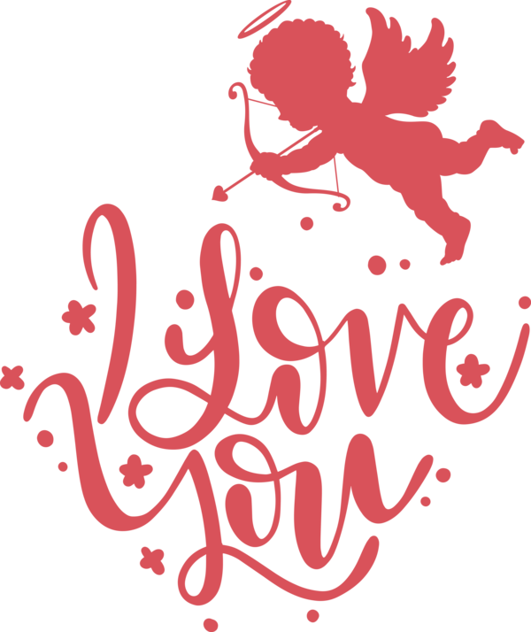 Transparent Valentine's Day Angel Sticker for Valentines Day Quotes for Valentines Day