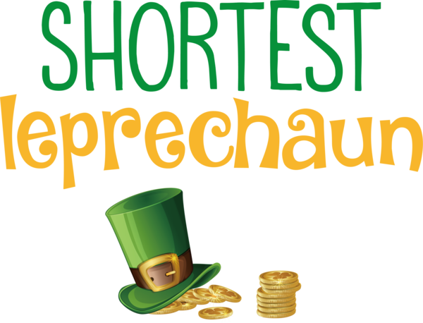 Transparent St. Patrick's Day Logo Green Meter for Leprechaun for St Patricks Day