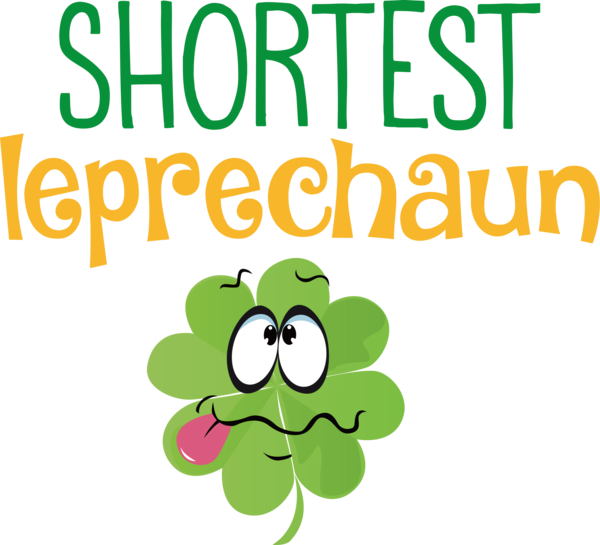 Transparent St. Patrick's Day Logo Leaf Symbol for Leprechaun for St Patricks Day