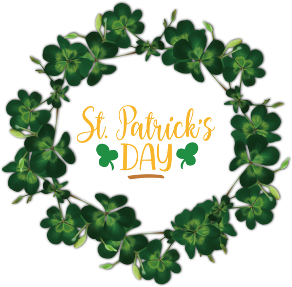 Transparent St. Patrick's Day Saint Patrick's Day Shamrock Ireland for Saint Patrick for St Patricks Day